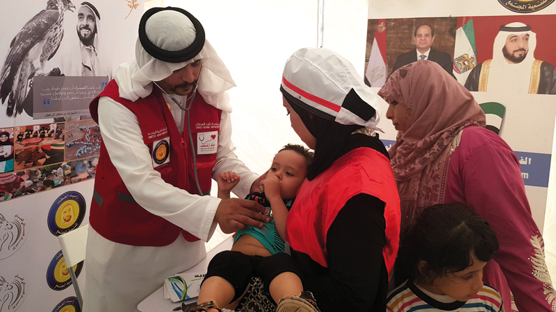 الفرق الطبية قدمت خدمات تشخيصية وتوعوية مجانية لآلاف المرضى المعوزين. من المصدر