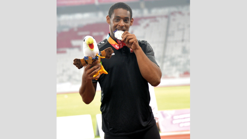 محمد الكعبي فاز بفضية ألعاب القوى.

من المصدر