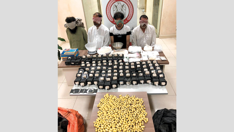 شرطة أبوظبي تضبط 17.5 كيلوغراماً من المخدرات