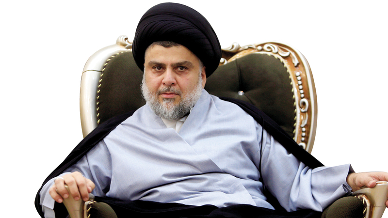 الصدر قال إنه لن يتسلم أحد من كتلته أي مناصب وزارية. رويترز