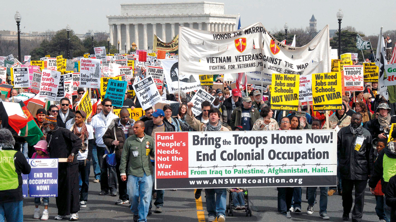 الحكومات الأميركية اتبعت سياسة رفع الضرائب لتمويل الحرب.  أرشيفية