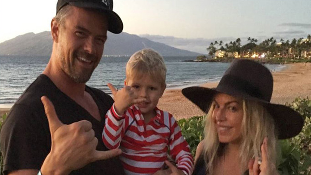 الممثل جورج دوهامل وابنه