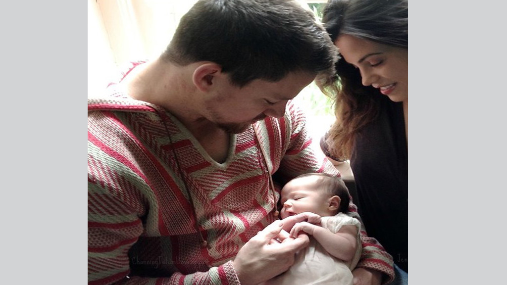 الممثل تشانينج تايتوم وابنته