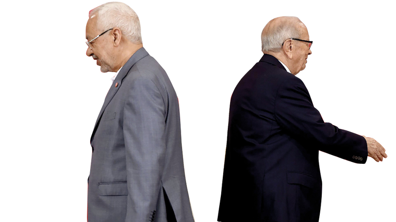 اعتقد السبسي والغنوشي أن المرحلة الانتقالية بحاجة إلى الوحدة. أرشيفية