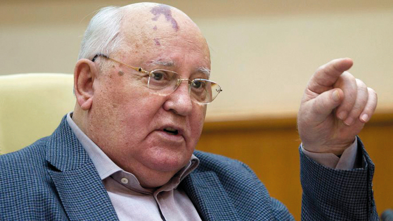 غورباتشوف: «توقيع المعاهدة كان انتصاراً عظيماً.. وقرار ترامب الانسحاب (متهور وغير مقبول)».