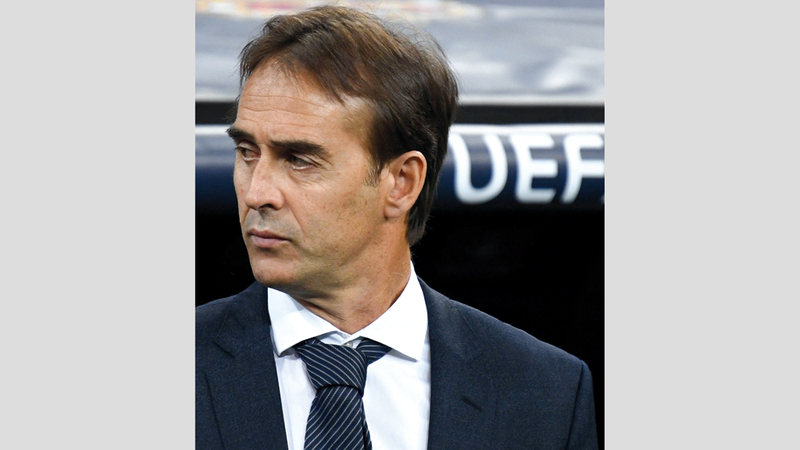 الإحباط يسيطر على لوبيتيجي في ظل النتائج المهزوزة للملكي. أ.ف.ب