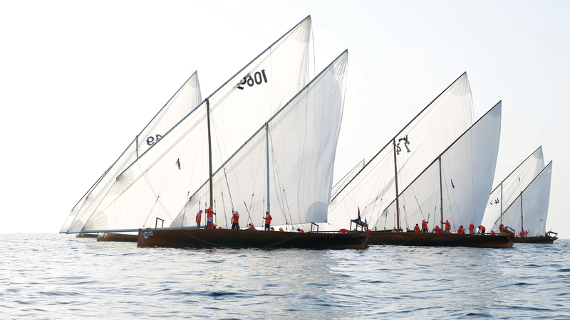 سباق دلما يمرّ بـ7 جزر تُبرز أهم المعالم التراثية والحضارية في المنطقة. من المصدر