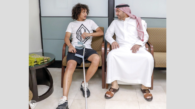 «عموري» سيغيب نحو 6 أشهر عن الملاعب. من المصدر