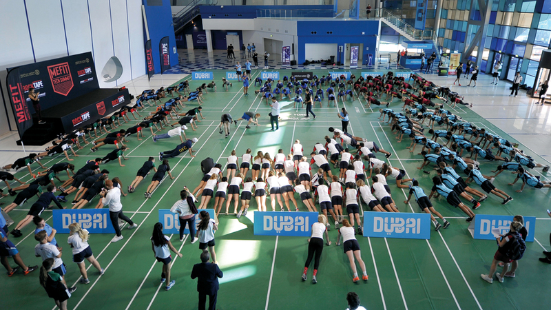 جانب من الفعاليات.  من المصدر