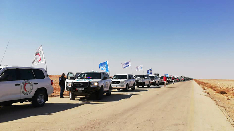 الأمم المتحدة: إيصال المساعدات إلى مخيم الركبان غير كاف. إي.بي.إيه