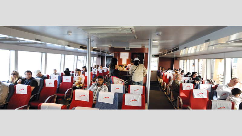 7 ملايين شخص استخدموا وسائل النقل البحري خلال النصف الأول من العام الجاري. من المصدر