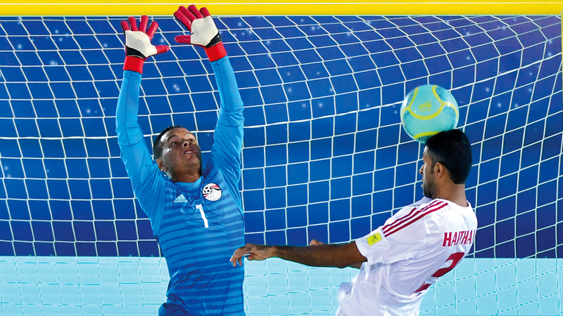 المنتخب خسر ضربة البداية أمام مصر 3-1.  تصوير: باتريك كاستيلو