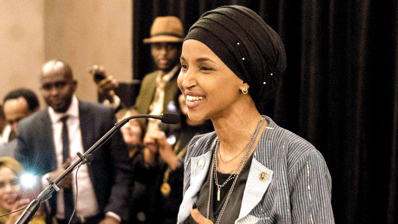 إلهان عمر. أ.ف.ب