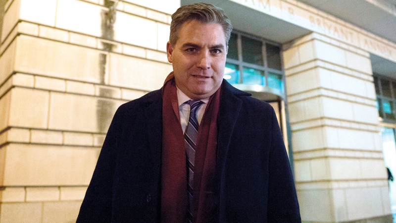 جيم أكوستا دخل في سجالات عدة مع ترامب.

رويترز