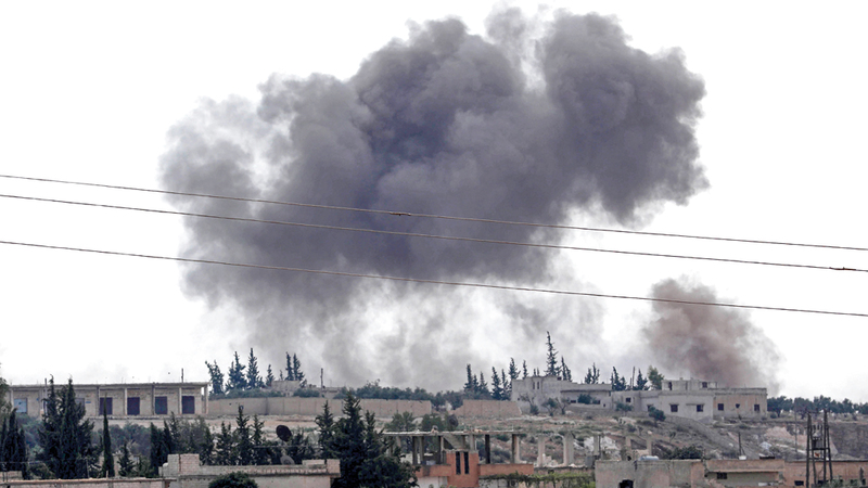 يجب أن تكون الأولوية هي الحفاظ على وقف إطلاق نار هش في ادلب. ا ف ب