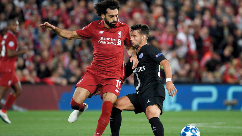 سان جرمان لم يحقق سوى فوز واحد في 4 مباريات بدوري أبطال أوروبا هذا الموسم.  أ.ف.ب