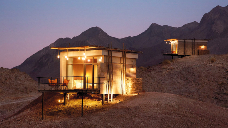 أجواء احتفالية بين الإطلالات المهيبة لجبال حتا.

من المصدر