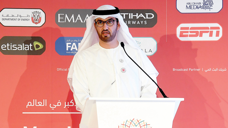 سلطان الجابر. تصوير: إريك أرازاس