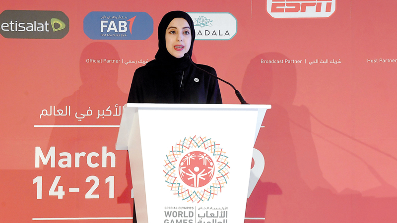 شما المزروعي. تصوير: إريك أرازاس