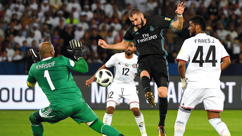 الجزيرة أحرج ريال مدريد الموسم الماضي في نصف النهائي وأنهى المونديال رابعاً. تصوير: إريك أرازاس