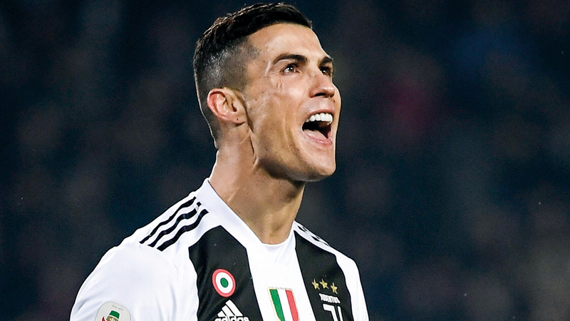 نجم يوفنتوس الإيطالي كريستيانو رونالدو. أ.ف.ب