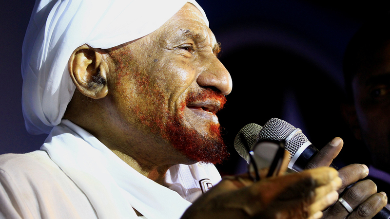 الصادق المهدي:  «التحركات مشروعة  قانونياً، ومبرّرة  بواقع تردي  الأوضاع  المعيشية».