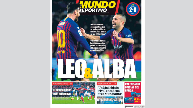 صحيفة ديبورتيفو نشرت تقريراً عن الريال في مونديال الأندية. من المصدر