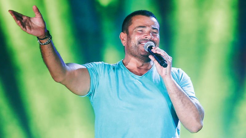 عمرو دياب سيقدم باقة من أغانيه في حفله بأبوظبي. أرشيفية