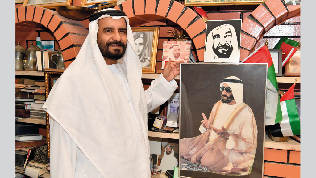 بن كردوس العامري: عبارة من الشيخ زايد كانت دافعاً لي نحو النجاح والتفوق.
تصوير: نجيب محمد