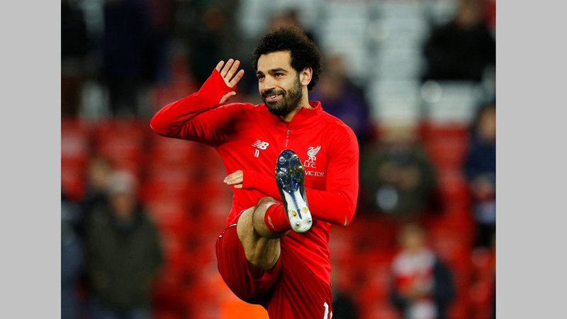 محمد صلاح اكتسب حب الجماهير وأصبح مؤثراً في سلوكهم. أ.ف.ب