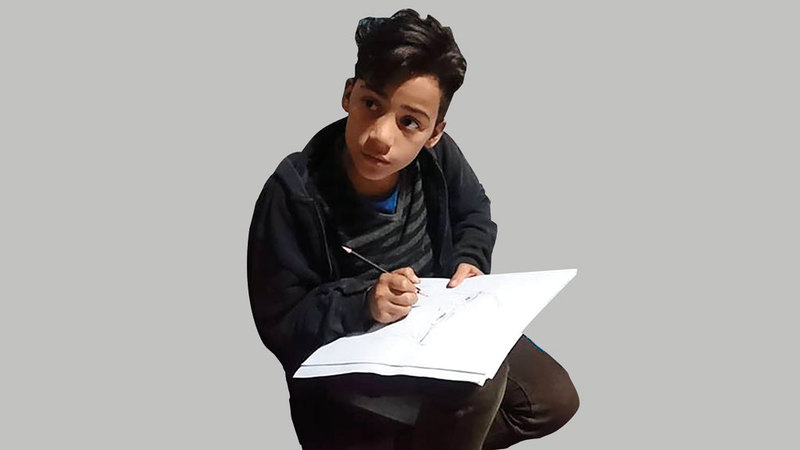 معاذ: أتمنى أن يتحول لقب بيكاسو إلى شيء من الحقيقة. الإمارات اليوم