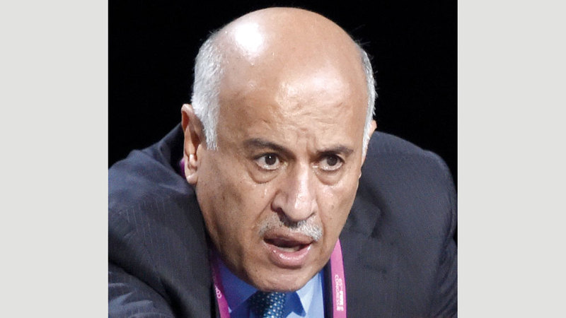 جبريل الرجوب:«رصدنا في الفترة  الماضية لاعبين من  أصول فلسطينية  يلعبون في تشيلي  والسويد والأرجنتين  وأميركا، وتم  استدعاء البعض  منهم للمنتخب».