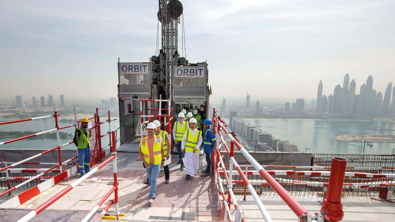 1.2 مليار درهم كلفة المشروع الذي يضم البرج. من المصدر