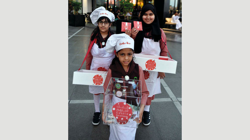 الحملة هدفت إلى تعزيز قيم العطاء في نفوس «الزهرات». من المصدر