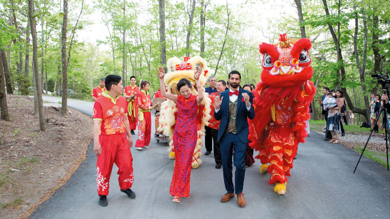 مراسم زواج باذخة في الصين. غيتي