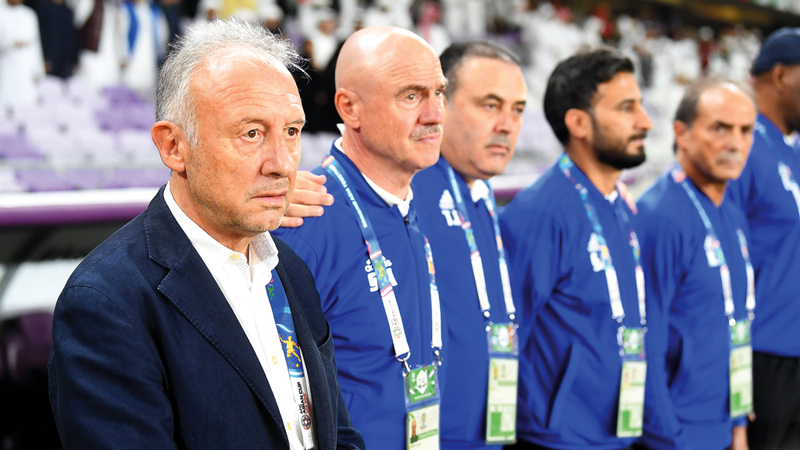 مدرب المنتخب الإيطالي ألبيرتو زاكيروني. تصوير: إريك أرازاس