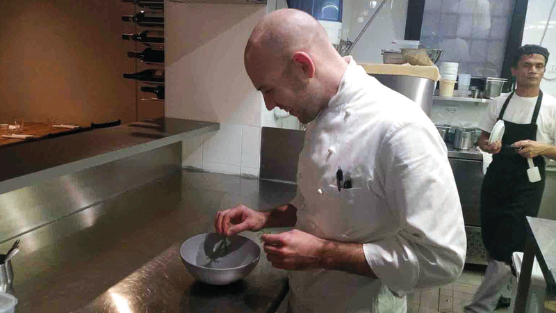 نيكولا ديناتو أراد أن يعطي بعداً جديداً للطهي.  أرشيفية