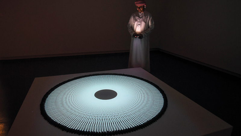 أعمال المهرجان أظهرت احترافية عالية في التعامل مع الفن الإسلامي. تصوير: أشوك فيرما