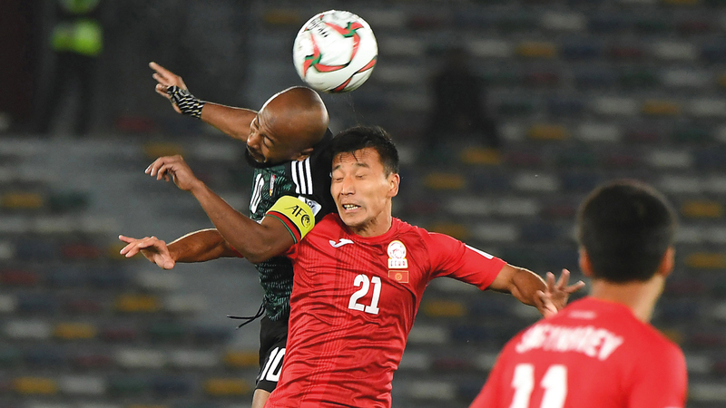 مطر: سنشاهد مباراة قيرغيزستان مرة أخرى للتعرف إلى الأخطاء. تصوير: إريك أرازاس