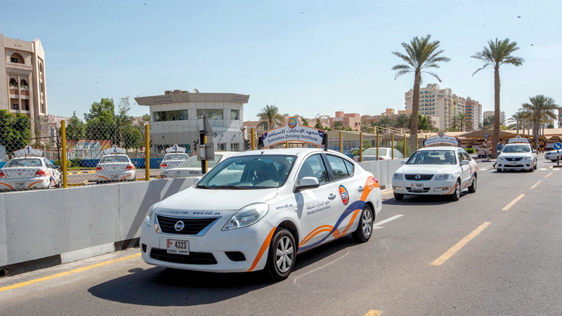 أسعار التدريب على القيادة متقاربة على مستوى جميع المعاهد في الدولة. تصوير: أشوك فيرما