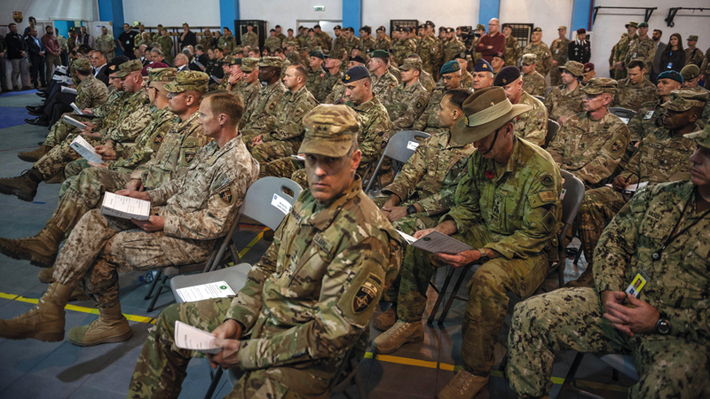 قوات حلف الناتو ساعدت العراقيين والأفغان. غيتي