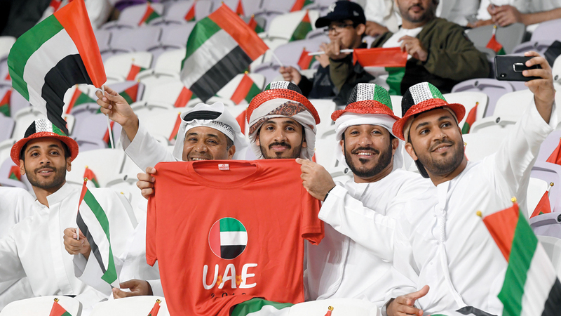 المنتخب يحظى بمساندة جماهيرية كبيرة. تصوير: إريك أرازاس