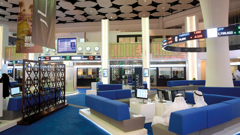 مؤشر سوق دبي المالي ارتفع 1.5% خلال تعاملات الشهر الماضي. أرشيفية