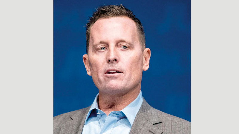 ريتشارد غرينيل: «ترامب يستخدم  العقوبات لإجبار  إيران على العودة  إلى طاولة  المفاوضات ومنعها  من تطوير أسلحة  نووية».