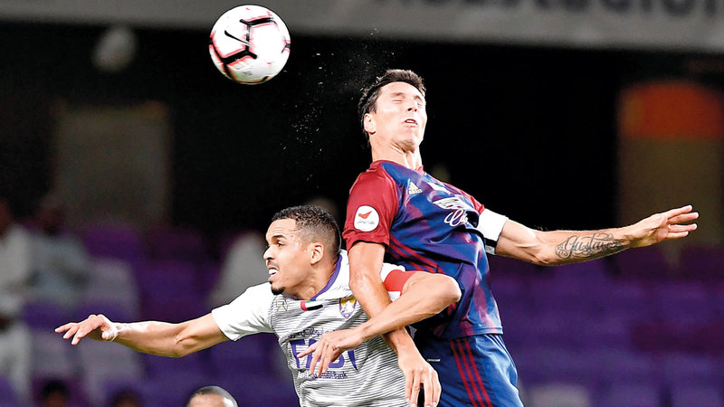 العين قاتل للفوز على الوحدة وخطف هدفاً ثميناً. الإمارات اليوم