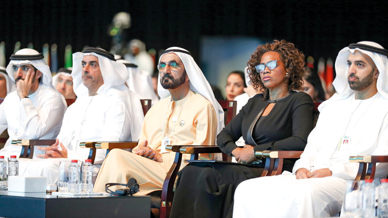 محمد بن راشد ونائبة رئيس جمهورية كوستاريكا خلال القمة.

وام