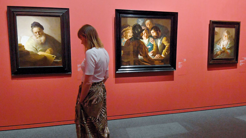 المعرض يُعدّ الأكبر من نوعه لكبار فناني هولندا من القرن الـ17. تصوير: إريك أرازاس