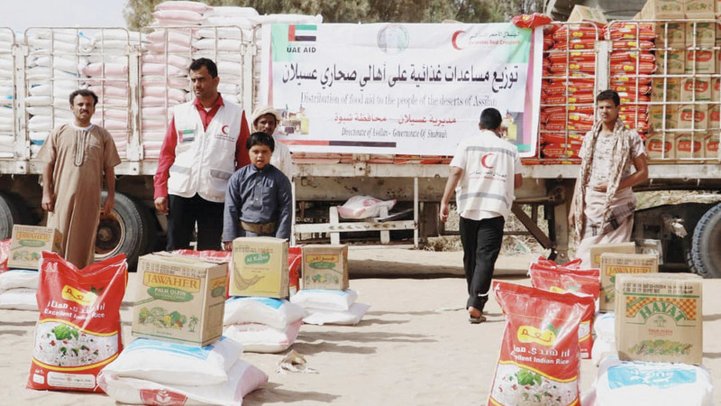 3050 فردا من ذوي الدخل المحدود في عسيلان استفادوا من مساعدات «الهلال». وام