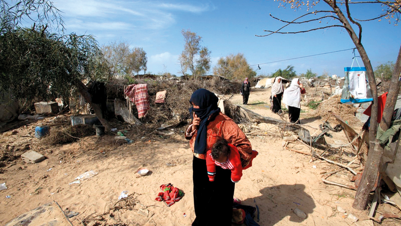 أهالي القرى البدوية غير المعترف بها إسرائيلياً  يواجهون مصيراً مجهولاً. الإمارات اليوم