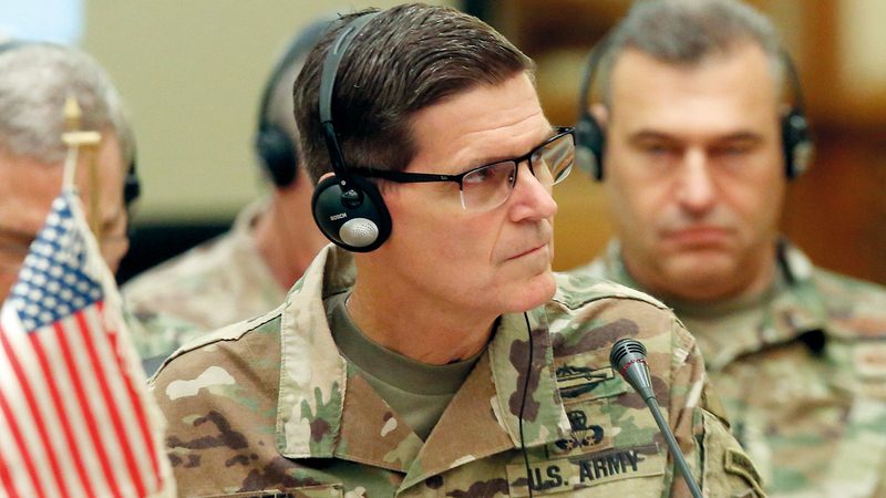 الجنرال فوتيل يعارض خطط ترامب للانسحاب من سورية. أ.ف.ب